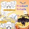 Anseal 12 Packs Halloween Pre Drawn Canvas to Pain(halloween)